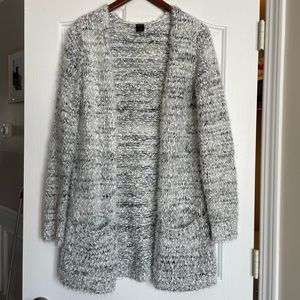 Women’s fuzzy long cardigan